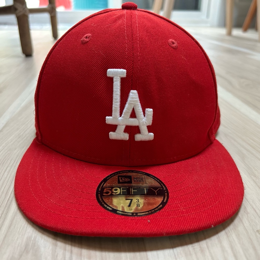 New Era MLB Basic 59fifty Los Angeles Dodgers Scarlet Size 7 3/8